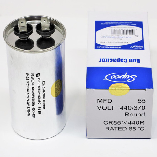 その他 Rvo Round Run Capacitor 45 MFD 440V | McCombs Supply Co | CR45X440R