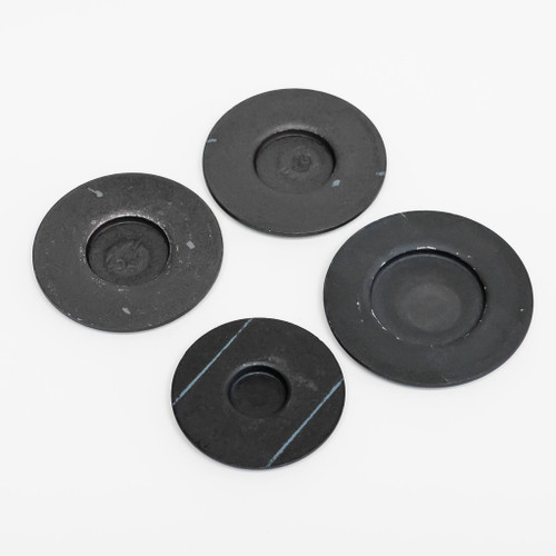 Gas Range Burner Cap Black 4 Pack Kit for Whirlpool Amana WPW10225167