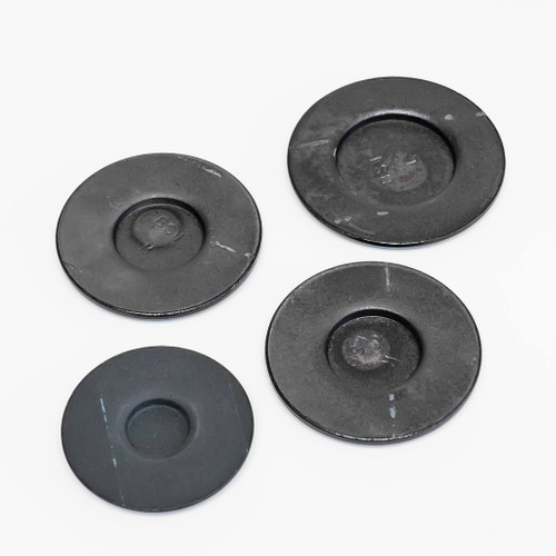 Gas Range Burner Cap Black 4 Pack Kit for Whirlpool Maytag Amana WPW10170554