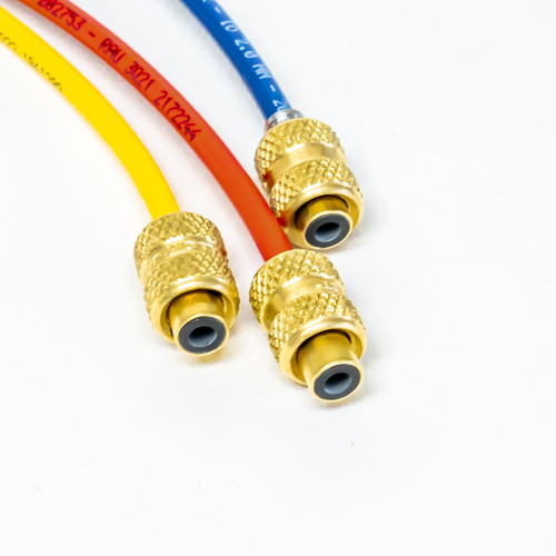 Yellow Jacket 61015 Charging Hoses RYB 24" for Hydrocarbon R290 R600a Refrigerants