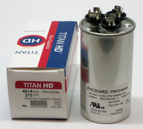 PRCD404A Dual Capacitor PRCD404A Dual Capacitor