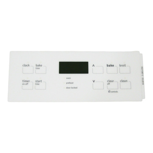 Choice Manufactured Part Oven Clock Overlay Pad 316419137 for Electrolux Frigidaire ERC Range Control