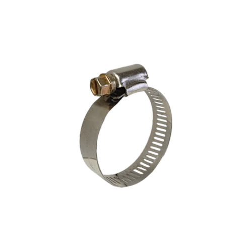 Hose Clamp Size #20 13/16"-1-3/4" Diameter SS Band Hex Head Screw Pack of 10