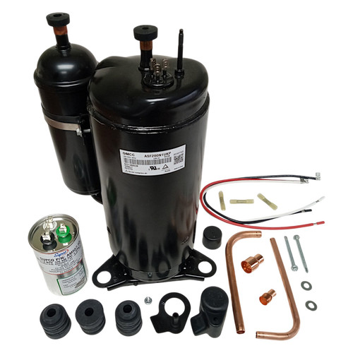 ASF200N1UKP R410A Air Conditioning Rotary Compressor 20,700 BTU 1-1/2 Ton 208/230 Volts for Copeland ZP20K5EPV830 ZP20K ZP21K