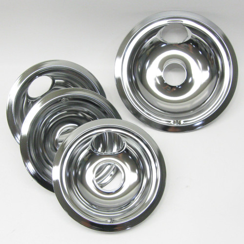 WB314 Range Burner Bibs Chrome Bowls Pans