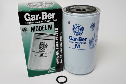 Gar-Ber Spin-On Oil Furnace Fuel Filter Cartridge M-Filter