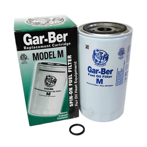 Gar-Ber Spin-On Oil Furnace Fuel Filter Cartridge M-Filter