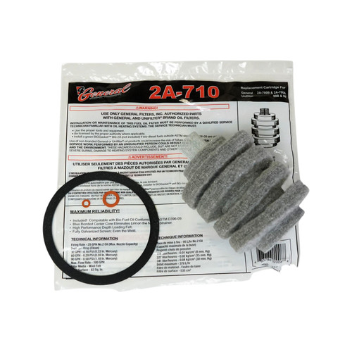 General Furnace Fuel Oil Filter Wool Felt 