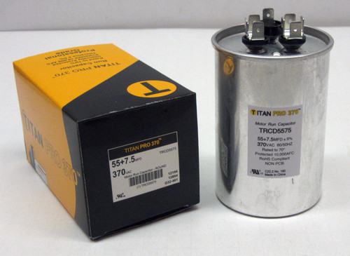 TRCD5575 HVAC Round Dual Motor Run Capacitor