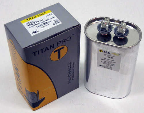 TOCF35 Run Oval Capacitor