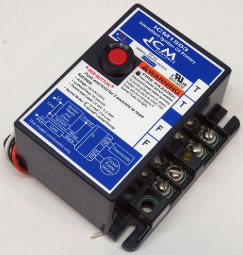 ICM1503 Intermittent Ignition Oil Primary Control for Honeywell R8184G4009
