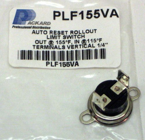 PLF155VA L155-40 Limit Thermostat Flush Mount For Furnace Unit Heaters PLF155VA L155-40 Limit Thermostat Flush Mount For Furnace Unit Heaters