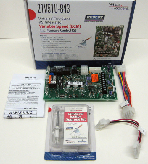 21V51U-843 White Rodgers Furnace Board  Control Kit for Goodman B1809927S