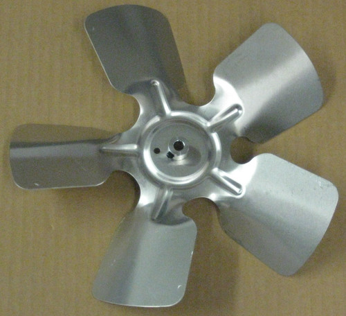 A61312 Metal Fan Blade 10" Diameter 5 Blades 5/16" Bore Hub CW 30 Degree Prop