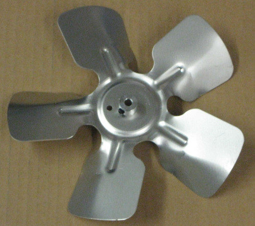 A65825 Metal Fan Blade 8" Diameter 5 Blades 1/4" Bore Hub CW 27 Degree Propeller