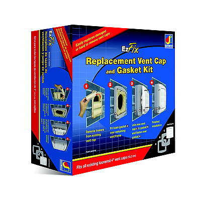 Dryer Vent Cap and Gasket Kit Dundas Jafine EZFXZW