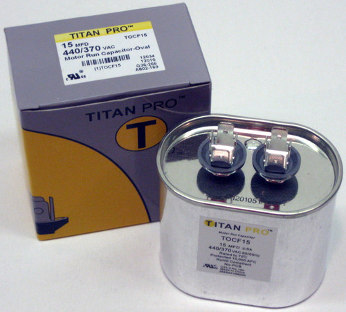TOCF15 Run Oval Capacitor