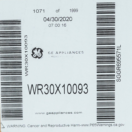 Ge Oem Refrigerator Icemaker Mccombs Supply Co Wr30x10093