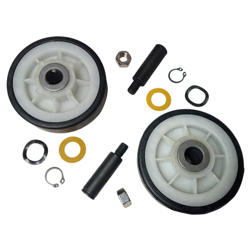  2 PACK For Maytag Dryer Roller Wheel Drum Support Kit