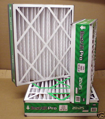 AB3 3 Pack 20X25X5 for 500AB Trion Air Bear Filter 2000 MERV 8