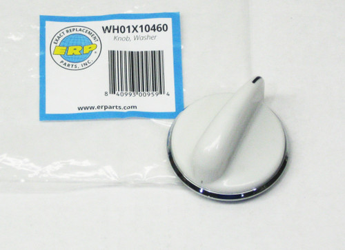 Washing machine control knob, part number WH01X10460, main view.
Washing machine control knob, part number WH01X10460, main view.