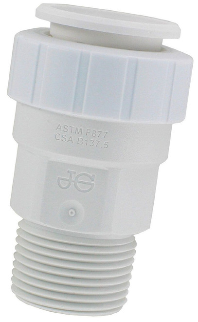 John Guest Speedfit PSEI012826P 3/4 In CTS x 3/4 In NPT Male Connector John Guest Speedfit PSEI012826P 3/4 In CTS x 3/4 In NPT Male Connector