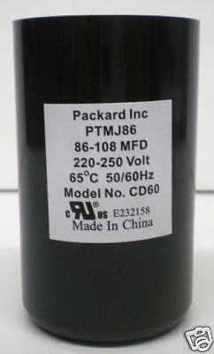 PTMJ86 Motor Start Capacitor