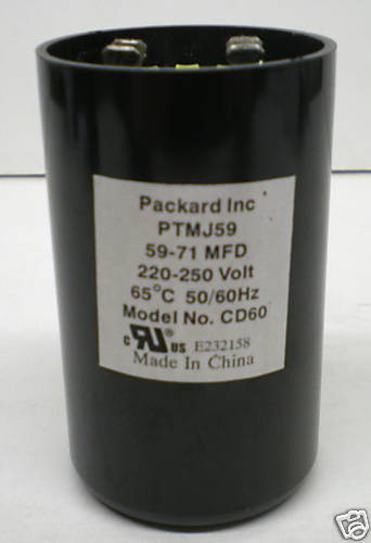 PTMJ59 Motor Start Capacitor