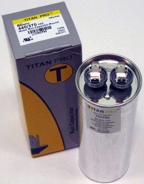 TRCF60 HVAC Round Motor Run Capacitor