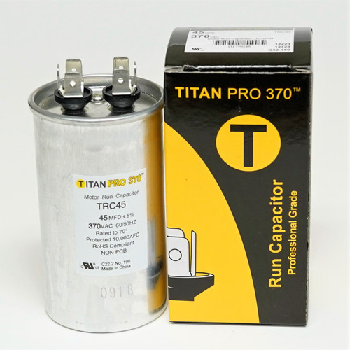 TitanPro TRC45 HVAC Round Motor Run Capacitor