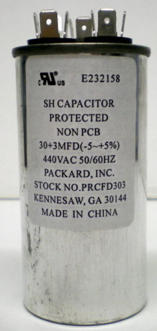 TRCFD303 HVAC Round Dual Motor Run Capacitor