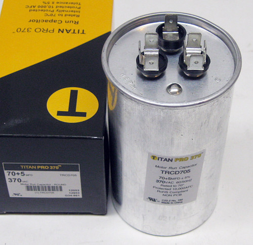 TRCD705 HVAC Round Dual Motor Run Capacitor
