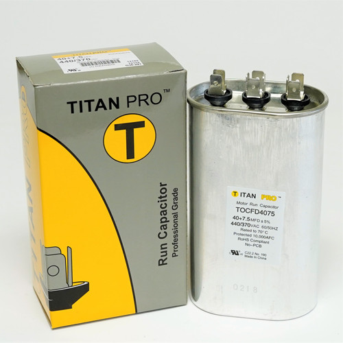 TOCFD40/7.5 Dual Capacitor