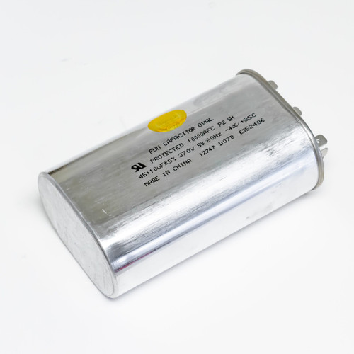Oval 45 + 10 UF MFD 370 Volts Dual Run Capacitor