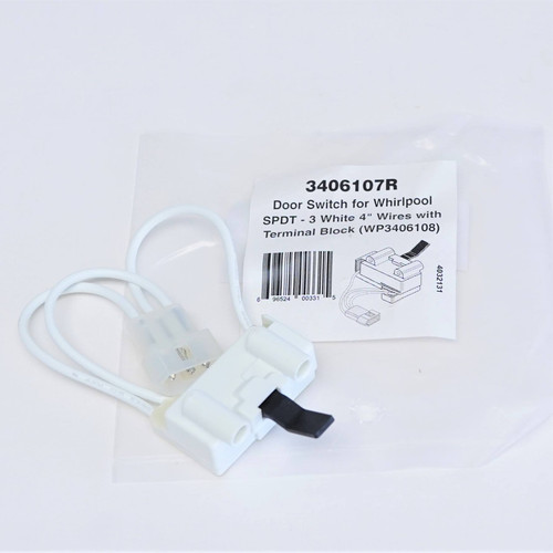 Dryer Door Switch for Whirlpool Supply Co 3406107