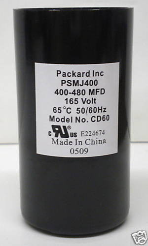 PSMJ400 Motor Start Capacitor