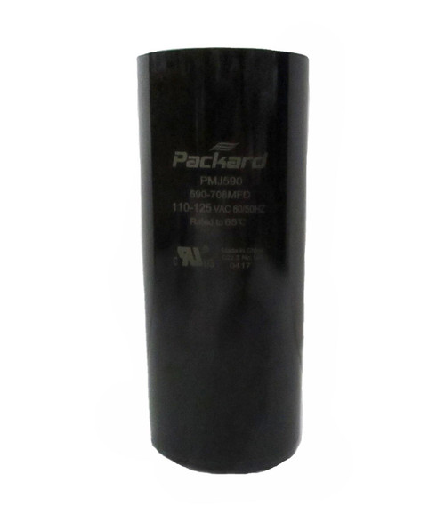Packard PMJ590 Motor Start Capacitor 590-708 MFD UF / 110-125 VAC