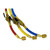 Mastercool 59236 A/C HVAC Refrigeration Manifold w 36" Ball Charging Hoses R410A R404A