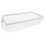 Clear Refrigerator Door Bin Shelf W/White Trim For W10321304 Whirlpool AP4700047 PS3489569
