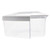 Clear Refrigerator Door Bin Shelf W/White Trim For W10321304 Whirlpool AP4700047 PS3489569