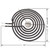 Exact Replacement for GE WB30M2 Range Burner 8" Large Element Stove Eye