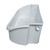 Refrigerator gallon door bin, part number 240356401, back view. 
