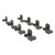 Exact Replacement for GE WD35X21041 Dishwasher Lower Rack Roller Wheel Kit