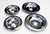Range Burner Drip Pan Bowl Bib Set for Electrolux Frigidaire 2 of 316048414 2 of 316048413 Chrome