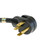 Range Oven Electric Power Cord 4 Prong Wire 40 Amp 4' Foot Heavy Duty