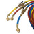Mastercool 56372 Manifold Gauge HVAC-R with 72" Ball Valve Hoses for R404A R407C R507A R134A