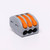 Wago 3-Conductor Lever-Nuts 222-413 Wire Splice Terminal Block Box of 50