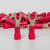Supco T1047C Insulated Spade Terminal Connector Pack of 100 for 22-18 Wire #8 Stud