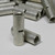 Supco T2067C Non-Insulated Butt Connector Pack of 100 for #8 Wire