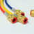 Charging Hoses for R-290 (propane) and R-600a (isobutane) Refrigerant 18 inch Critically Charged Hydrocarbon